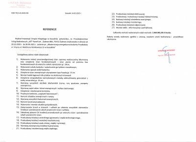  / 3 2021.09 - referencie przedszkole nr 14 Koszalin