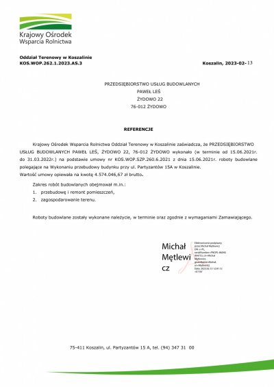  / 2 2022.03 - referencje-LEŚ-przebudowa-dla Wykonawcy.pdfpodpisany d
